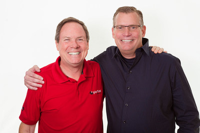 CEO, Randy Gier and Pie Five Pizza Co. franchisee, Carl Dissette