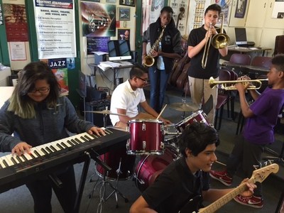 Casio Donates 60 Electronic Keyboards and Pianos to The Mr. Holland's Opus Foundation for Title I-Funded schools including the Eliot Arts Magnet in the Pasadena, CA Unified School District.