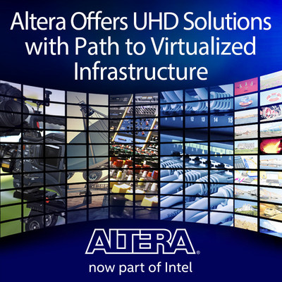 Altera FPGAs, such as Arria® 10 and Stratix® with its video IP, provide the solutions that enable broadcasters to tackle the challenges of Ultra High Definition (UHD) technology. At NAB, designers of broadcast systems can learn more about how Altera FPGAs and the Intel® Xeon® Processor E5 v4 family can enable the ecosystem for the future.