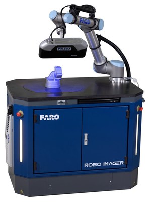 The FARO Factory Robo-Imager Mobile is an automated inspection station designed for the shop floor.