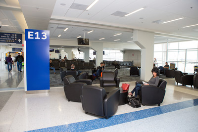 Dallas Fort Worth International Airport opens a newly renovated section of Terminal E, including six new gates and new restaurants and shops.