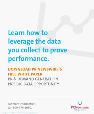 PR Newswire's free white paper PR & Demand Generation: PR's Big Data Opportunity explores how to use analytics to gain actionable intelligence for press releases and link growth and revenue to PR efforts.