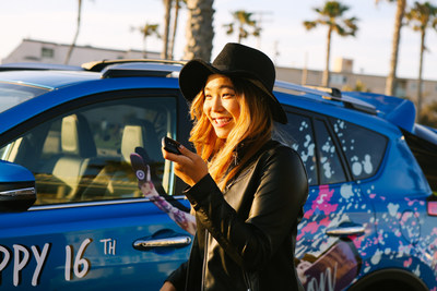 Toyota presents snowboarding phenom Chloe Kim with a 2016 RAV4 Hybrid after inking a deal as the newest sponsored athlete to join the Team Toyota roster.