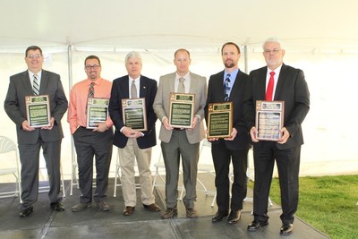 Lincoln Tech - Nashville, formerly Nashville Auto-Diesel College, inducted six new members into the school's Hall of Fame: (l to r) Ricky Cook; Jeremy Gannon; Gary Davis; David McNamee; Wasey Ryder; Steve Walker