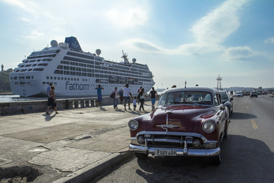During each sailing, Fathom will visit Havana, Cienfuegos and Santiago de Cuba, three ports of call for which Carnival Corporation has obtained berthing approval