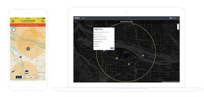 The AirMap iOS App v1.0 as part of the Digital Notice and Awareness System™ (D-NAS).