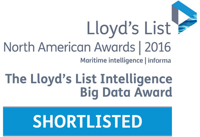 Logo - 2016 Lloyd's List North American Maritime Awards - Shortlisted - Big Data Award