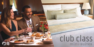 Princess Cruises introduces Club Class Mini-Suites featuring VIP amenities and exclusive dining.