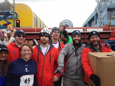 Alumni and family support members were among more than 1,300 runners at the 2016 Running of the Reindeer race.