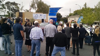 Grand opening of True Zero station in Santa Barbara - first hydrogen fuel station in California's Central Coast