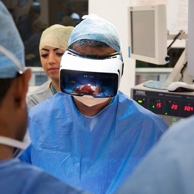 Shafi Ahmed, MD, Consultant Surgeon and Co Founder, Medical Realities, performing the world's first virtual reality operation, watched by 55,000 people in 140 countries. He will be delivering the opening keynote address at the Digital Health Summer Summit, June 6 in San Francisco.