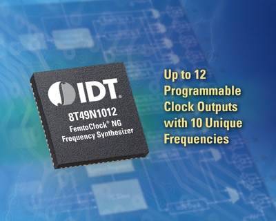 New Addition to IDT's FemtoClock Family Delivers Unparalleled Frequency Flexibility for Complex Timing Networks.