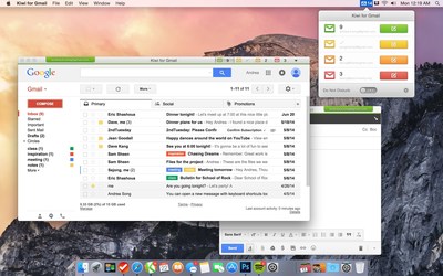 Gmail has a new Mac app: "Kiwi for Gmail." Massive upgrade to every Gmail feature, six simultaneous accounts, multiple windows, and setting Gmail as default email handler. The app is available at www.KiwiforGmail.com or on the Mac App Store.