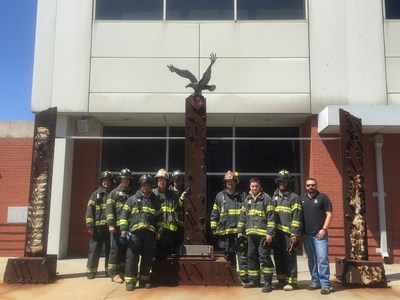 Wounded veterans experience training at New York Fire Department's Fire Academy, also known as "The Rock."