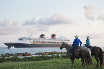 In 2017, Disney Cruise Line returns to Galveston with sailings to the Caribbean and the Bahamas. In this photo taken in 2012, the Disney Magic sails into Galveston for the first time. (Matt Stroshane, photographer)