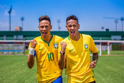 On the heels of scoring the second goal for FC Barcelona and capturing the team's 28th Copa del Rey victory title, Neymar Jr. comes face to face with his new Madame Tussauds wax figure. The world-famous Brazilian footballer met his wax figure this week at a private unveiling at FC Barcelona's training ground Ciutat Esportiva Joan Gamper in Spain. The new figure will travel to its permanent home, in Madame Tussauds Orlando in Orlando, Fla., this summer.