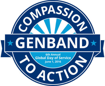 GENBAND Employees Participate in Volunteer Activities around the World during 6th Annual Global Day of Service