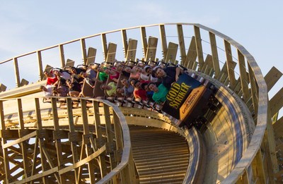 Gold Striker at California's Great America in Santa Clara is the tallest and the fastest wooden coaster in Northern California.