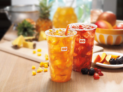 Dunkin' Donuts Introduces New Fruited Iced Teas in New England. (Credit: Dunkin' Donuts)