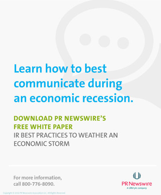 Learn investor relations best practices for navigating an economic storm in latest PR Newswire white paper