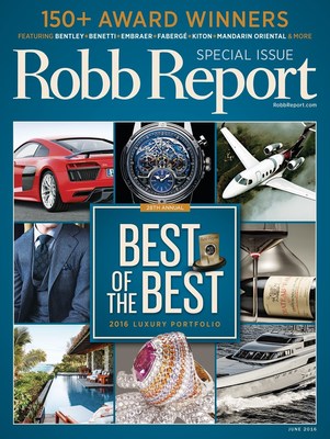 Robb Report Announces 2016 Best of the Best Awards in June Issue
