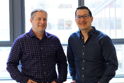 Steve Woods, Nudge Co-founder and CTO. (Right) Paul Teshima, Nudge Co-founder and CEO.