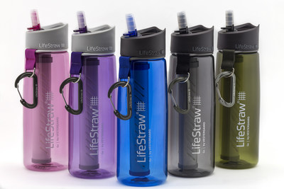 New LifeStraw Go water bottle with two-stage filtration arrives at retail on June 1 -- in time to provide safe drinking water for summer recreation, travel and everyday hydration. The new bottle removes microbiological contaminants and reduces organic chemicals, chlorine and bad taste. Users can express their personal style by choosing from five colors,  including pink, purple, grey, green and  blue. For more information, visit www.lifestraw.com.