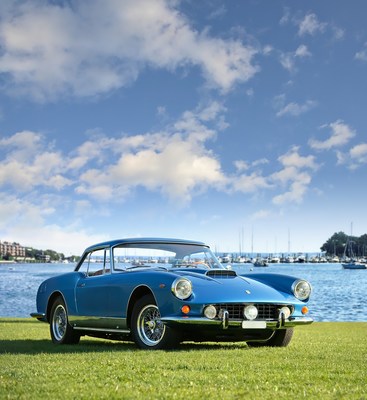 A 1961 Ferrari 400 Superamerica Cabriolet that shone on the Pininfarina stand at the Geneva car show of the same year will star at the Greenwich Concours International. Photo credit: Bearded Mug Media