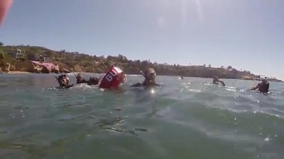 Wounded Warrior Project hosted a group of warriors to enjoy a day of snorkeling in La Jolla.