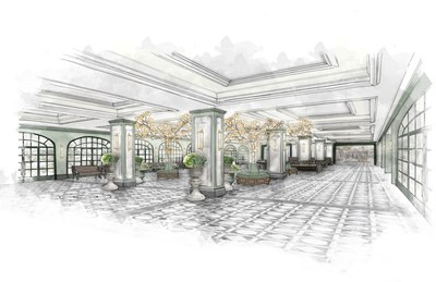 Lobby: MGM Resorts International and Sydell Group announced a partnership to reimagine Monte Carlo Resort on the famed Las Vegas Strip with two distinct hotel experiences - Park MGM and The NoMad Las Vegas. Design inspiration for Park MGM lobby pictured here.
