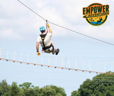 Empower Adventures Tampa Bay Celebrates Grand Opening with a Zip Line Presentation over Wilderness Preserve in Oldsmar, Florida.