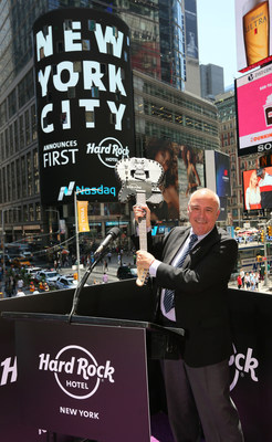 Hard Rock International's CEO Hamish Dodds at the Hard Rock Hotel New York Official Unveiling Event