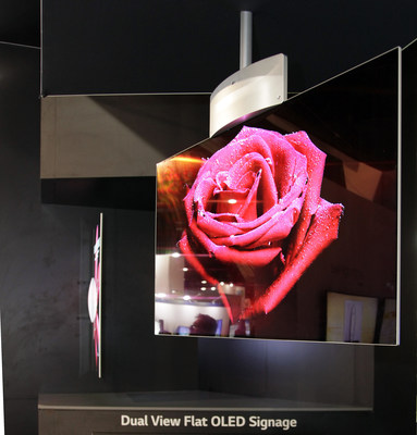 LG Electronics USA Business Solutions today announced that its brand new Dual-View Flat OLED Display, the first digital signage solution to offer OLED technology to the U.S. commercial marketplace, will begin shipping next month.