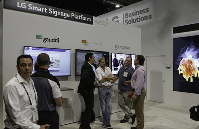 Expanded solution partners for the commercial version of LG Electronics' popular webOS smart TV platform - "webOS for Signage," implemented in even more LG commercial displays this year - offers convenient new options for business owners deploying smart digital signage solutions.