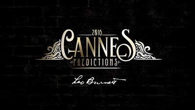 Leo Burnett unveils predictions for 2016 Cannes Lions