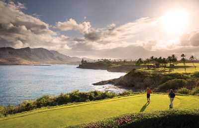 The Ocean Course at Hokuala, an award-winning Jack Nicklaus Signature Golf Course featuring the longest stretch of continuous oceanfront holes in Hawaii