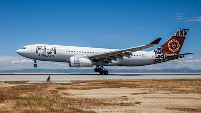 Fiji Airways Inaugural Flight Lands at SFO