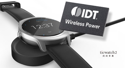 IDT Wireless Charging Technology Powers China's New Ticwatch