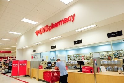 Interior of CVS Pharmacy in Target located in Denver, CO
