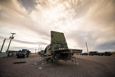 The radar antenna on the Patriot Air and Missile Defense System.  The combat-proven Patriot is the world's most advanced air and missile defense system.