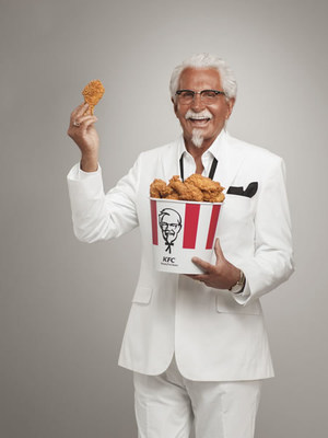 Actor George Hamilton is KFC's Extra Crispy Colonel