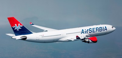 Air Serbia's A330 heads to New York
