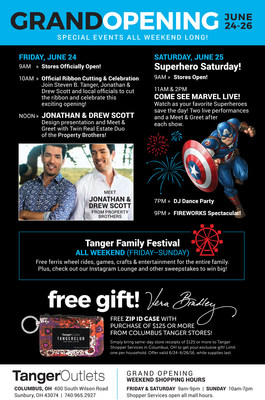 Tanger Outlets Columbus Grand Opening Events