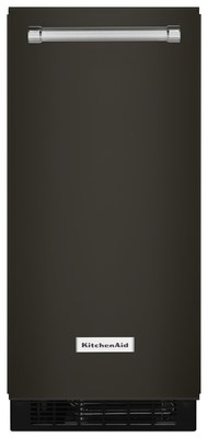 15" Black Stainless Automatic Ice Maker