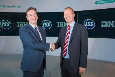 Global Facilities Management Leader ISS Partners with IBM Watson IoT to Make Buildings Better. Andrew Price, Chief Commercial Officer, ISS (left) and Nils J. van der Zijl , Business Unit Executive, IBM Watson IoT Europe (right).