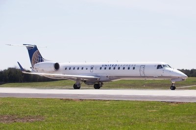 CommutAir Begins Commercial Service with ERJ-145XR Aircraft for United Express