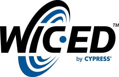 Pictured is the logo for WICED, the wireless radio software development kit, ecosystem and developer community that Cypress Semiconductor acquired from Broadcom.