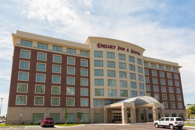 The Drury Inn & Suites Grand Rapids, located at 5175 28th Street SE in Grand Rapids, Michigan. The property features 180 guest rooms and  more than 2,900 square feet of flexible meeting and event space. (Photo Credit: Drury Hotels)