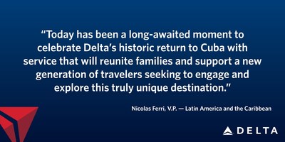 Delta to Serve Havana, Cuba, from New York-JFK, Atlanta and Miami