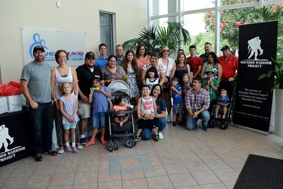 Veteran families gathered to make new friends at a Wounded Warrior Project event.
